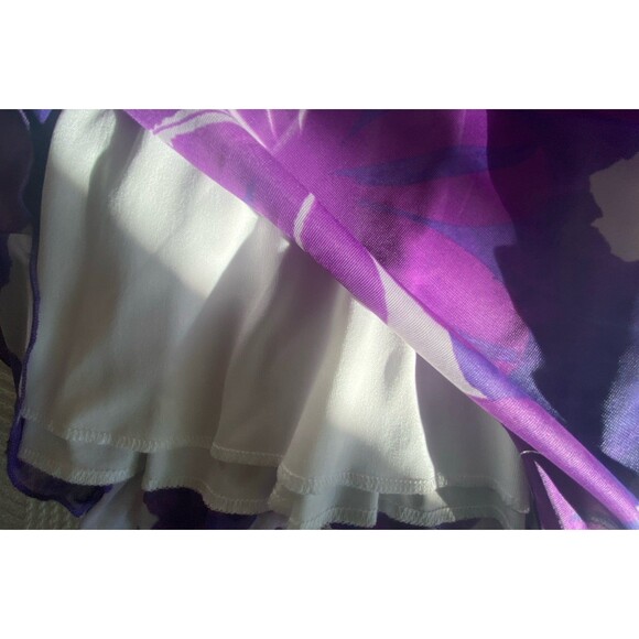 City Triangles from Ross Y2k 90s womens Purple Floral Mini summer Dress NWOT - Picture 8 of 12